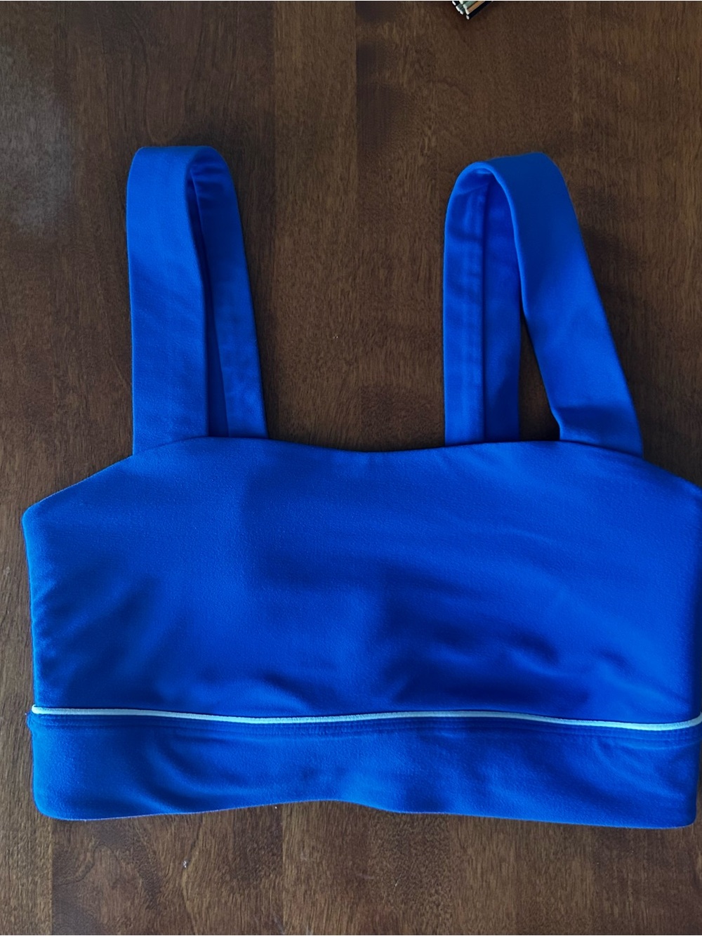 NWOT All In Motion Blue Women's Crop Bralette Dance/Excercise Top.